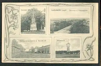 Lockstedter Lager. Denkmal 1870-71, Baracken
