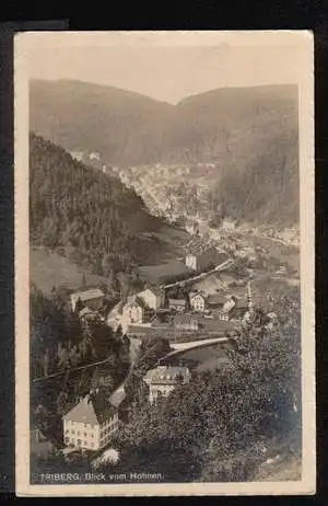 Triberg Blick vom Hohnen.