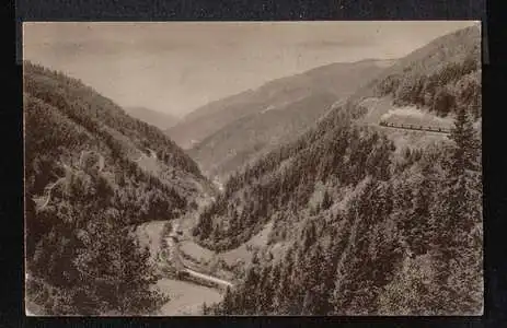 Triberg Partie zwischen Trieberg und Hornberg.