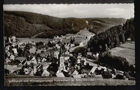 Vöhrenbach. Luftkurortund Wintersportplatz im Schwarzwald.