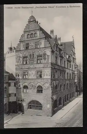 Konstanz am Bodensee. HotelRestaurant Deutsches Haus.