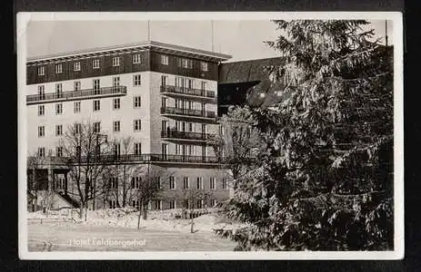 Feldberg. Hotel Feldbergerhotel.