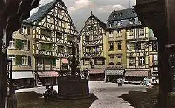 BERNKASTEL-KUES an der Mosel. Marktplatz