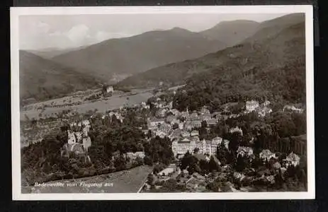 Badenweiler. vom Flugzeug aus.