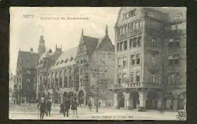 Metz. Gewerbehaus und Bahnhofstr.