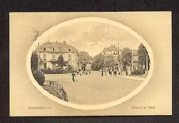 Mulhausen i E. Eingang zur Stadt.
