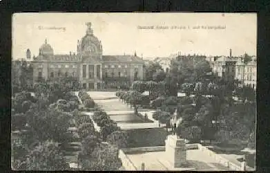 Strassburg. Denkmal Kaiser Wilhelm I und Kaiserpalast.