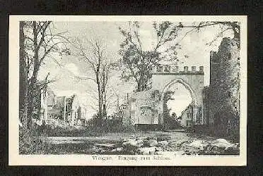 Vicogne. Eingang zum Schloss.