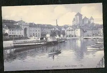 Annecy. Port et Chateau.