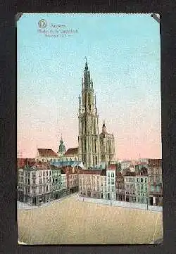 Anvers. Fleche de la Cathedrale Hauteur 123m.