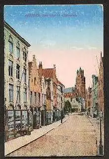 Bruges. Rue Vers la Cathedrale.