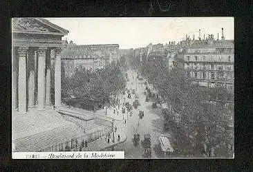 Paris. Boulevard de la Madeleine..