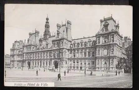 Paris. Hotel de Ville..