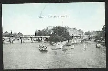 Paris. La Seine au Pont Neuf.