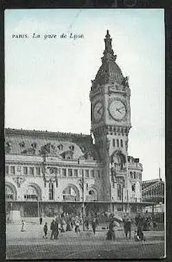 Paris. La gare de Lyon.