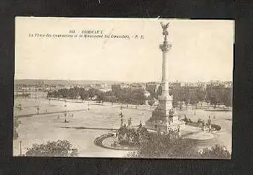 Bordeaux. La place des Quinconces.