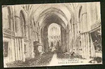 Bordeaux. Interieur de la Cathedrale.