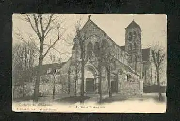 Oulchy le Chateau. Eglise et Presbytere.