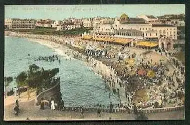 Biarritz. La Plage A L'Heure du Bain LL.
