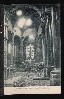 Longwy. Inneres der zerschossenen Kirche.