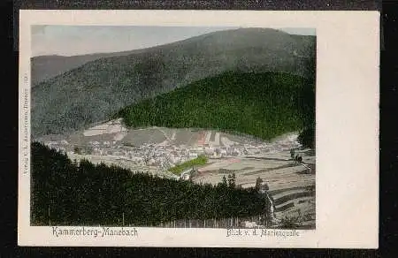 Kammerberg Manebach. Blick v. d. Marienquele