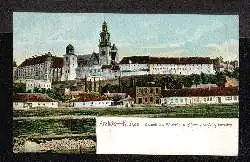 Krakow Zamek na wawelu z glowna czescia katedry