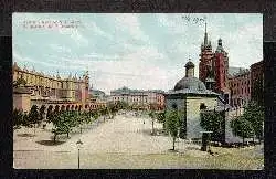 krakow. Rynek i Kosciol N.P.Maryi