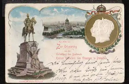 Potsdamm. Denkmal Kaiser Wilhelm der Grossen