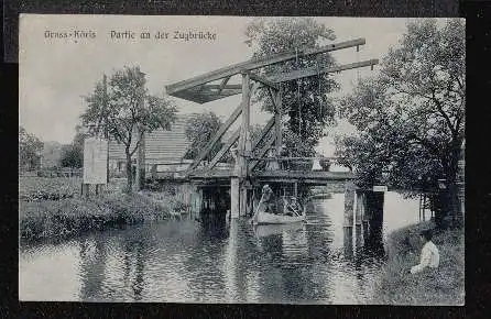 Gross-Köris. Partie an der Zugbrücke