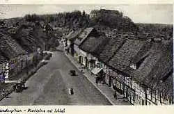 Herzberg. Harz. Marktplatz mit Schloss