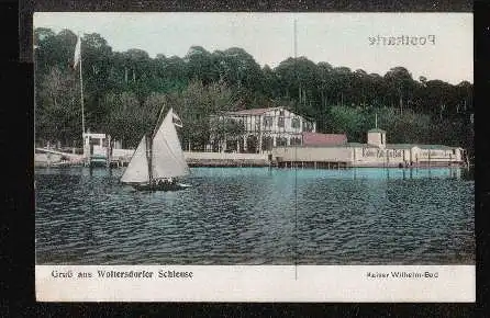 Woltersdorfer Schleuse. Kaiser Wilhelm Bad