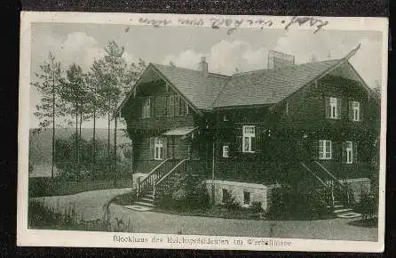 Werbllin See. Blockhaus des Reichspräsidenten