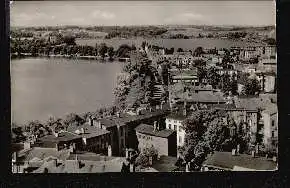 Schwerin i M. Blick über den Pfaffenteich und Ziegelsee