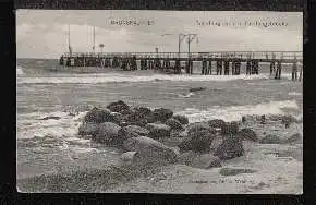 BRUNSHAÜPTEN. Brandung an der Landungsbrücke