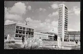 Neubrandenburg. Turmhaus am Karl Marx Platz