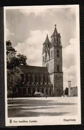 Magdeburg. Der Dom mit dem SA Ehrenmal