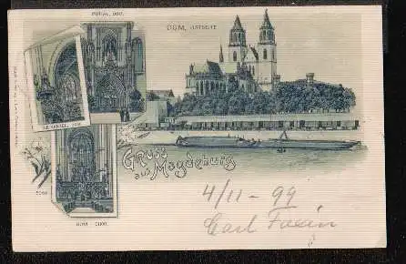 Magdeburg. Gruss aus.