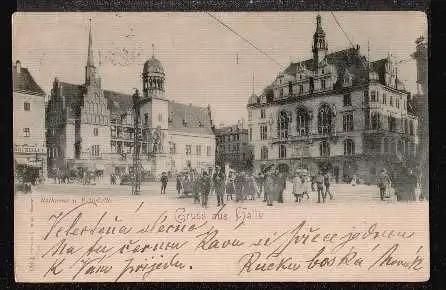 Halle a. S. Rathhaus und Rathskeller