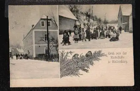 Kuckenburg. Gruss von der Rodelbahn in