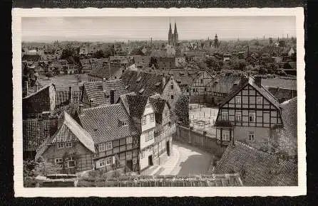 Quedlinburg am Harz. Blick vom Schloss