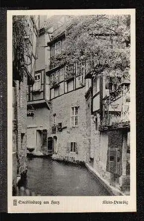 Quedlinburg am Harz. Klein Venedig