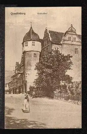 Quedlinburg am Harz. Schlosshof