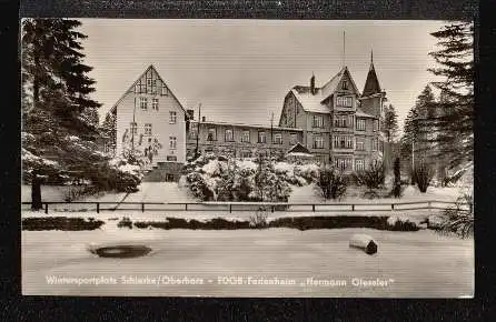 Schierke/Oberharz. FDGB Ferienheim "Hermann Gieseler"