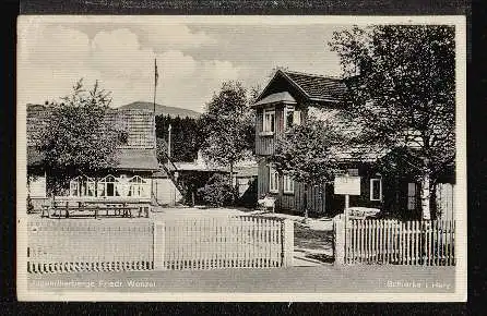 Schierke im Harz. Jugendherberge Friedr. Wenzel