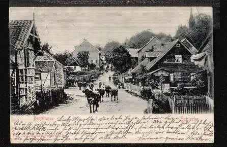 Schierke im Harz. Dorfstrasse