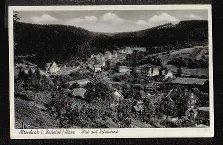 Altenbrak i. Bodetal. Blick auf Rolandseck