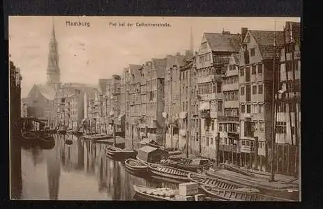 Hamburg. Fleet bei der Catharinenstr.