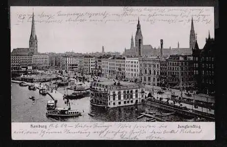 Hamburg. Jungfernstieg