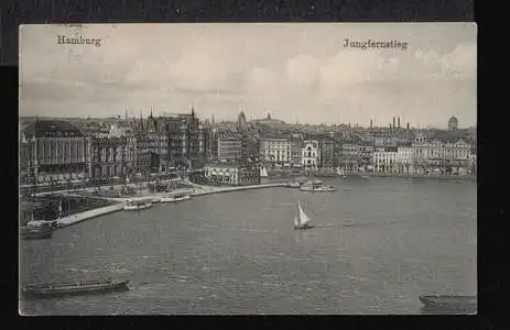 Hamburg. Jungfernstieg