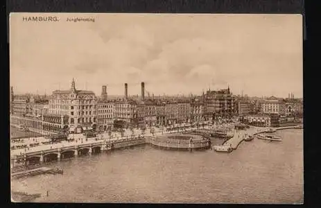 Hamburg. Jungfernstieg